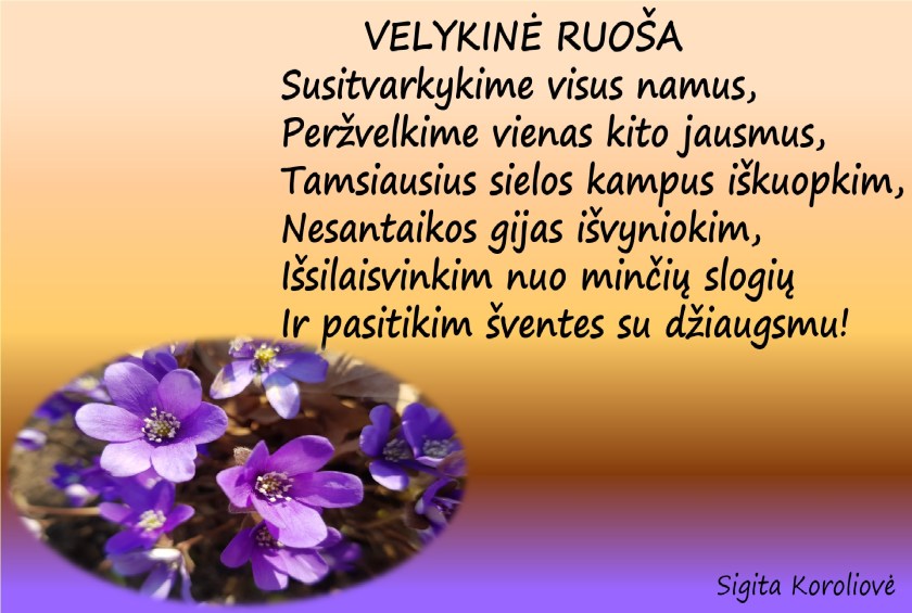 Sveikinimas Velykų proga