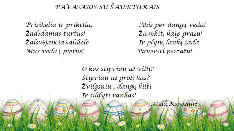 sveikinimas Velykų proga 2